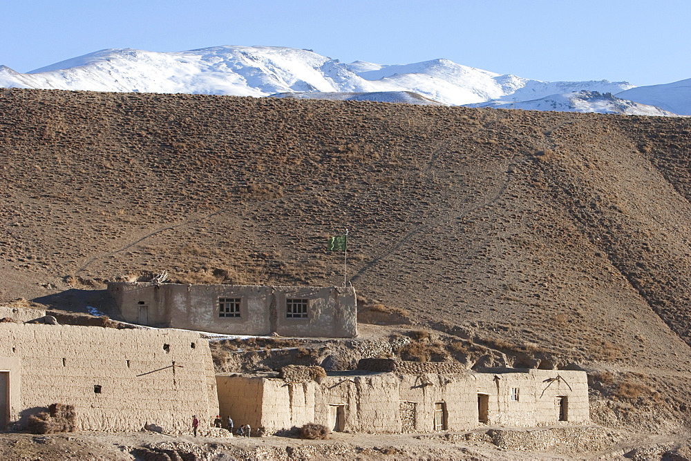 Mud houses in Shibar, Bamian Province, Afghanistan