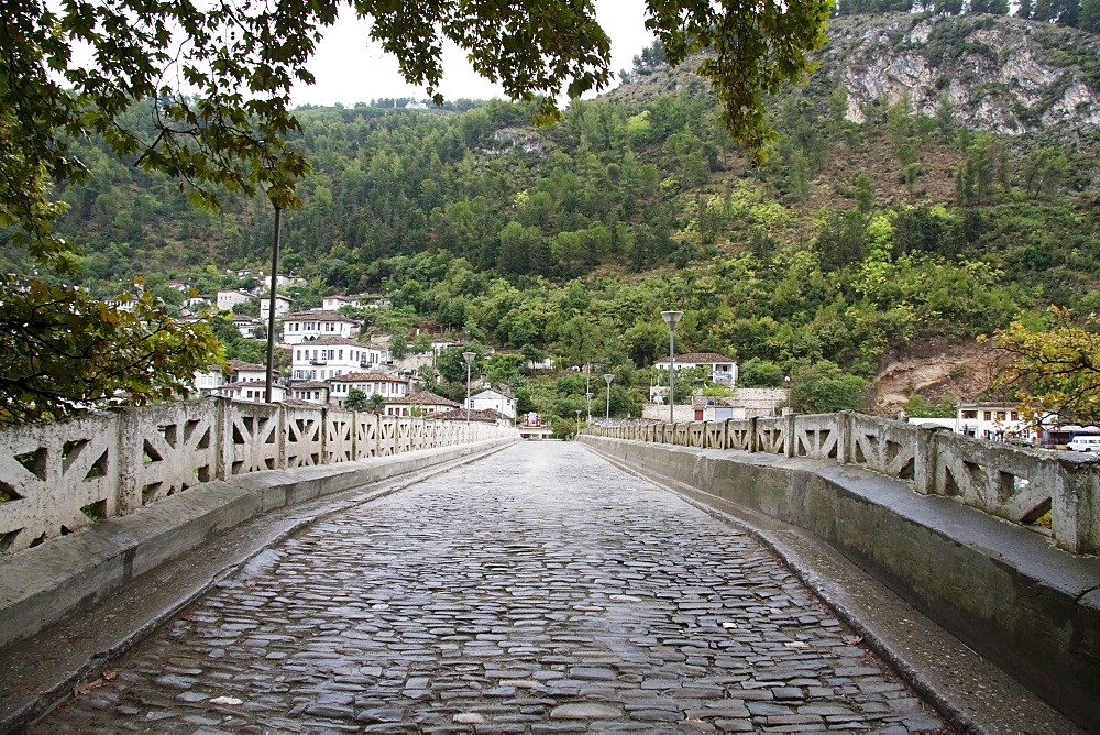 Gorica Bridge (17th century) over the Osumi River, Berat, Albania