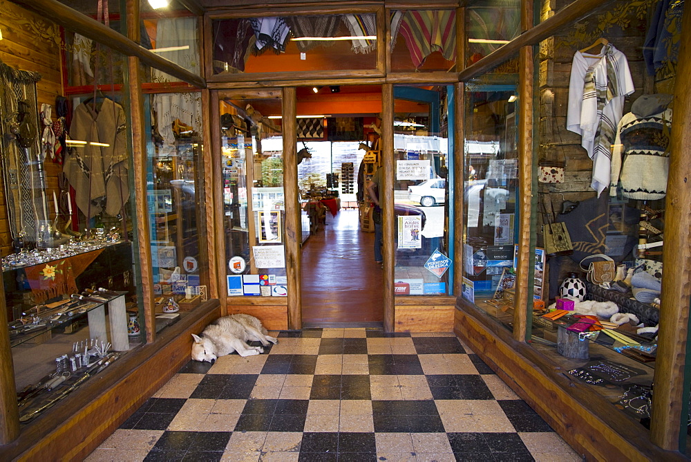 Traditional souvenir store, San Carlos de Bariloche, Rio Negro, Argentina