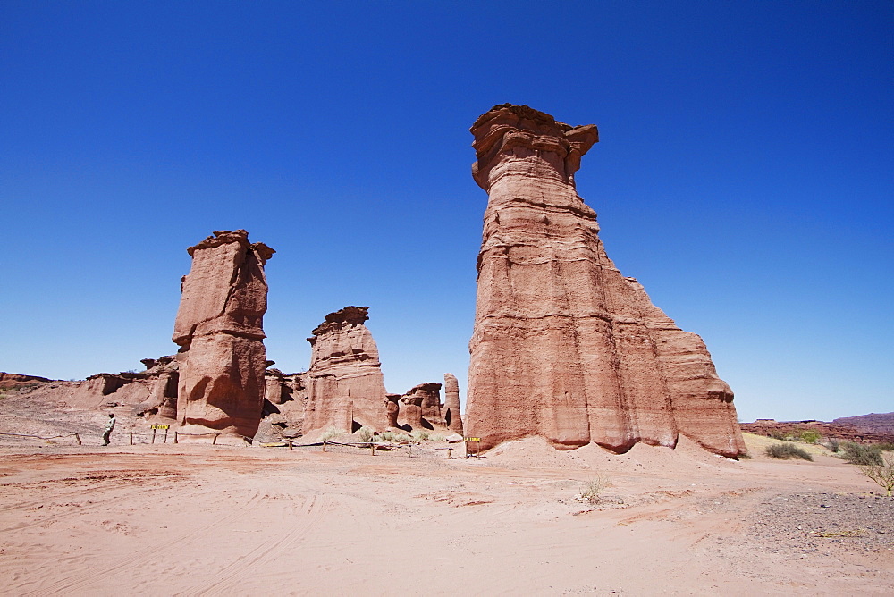 El Monje (The Monk) Rock Formation, Talampaya National Park, La Rioja, Argentina