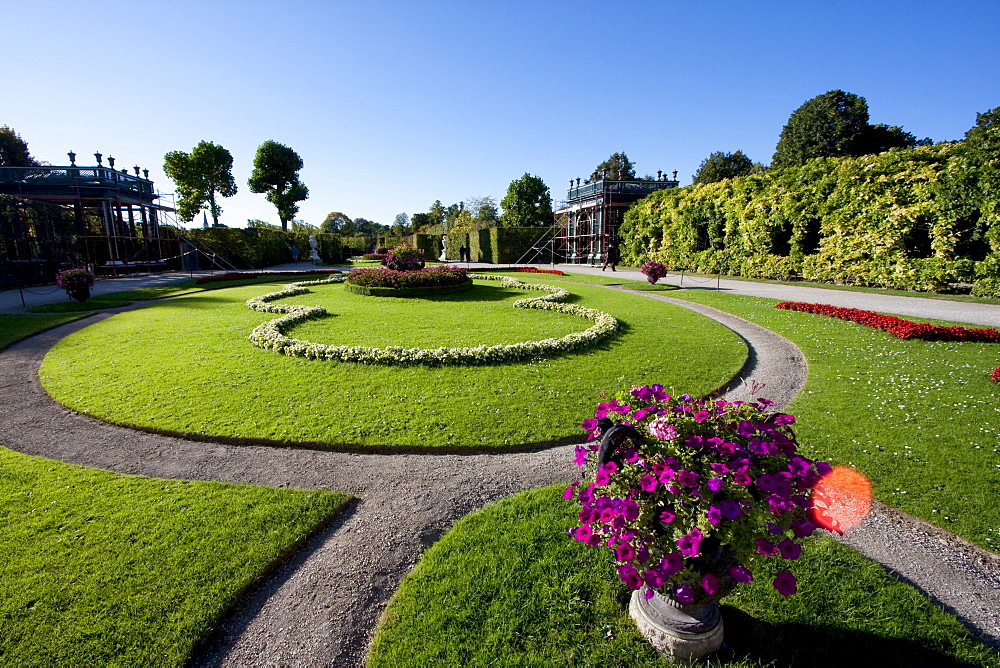 Great Parterre of Schâˆšâˆ‚nbrunn Palace, Vienna (Wien), Austria