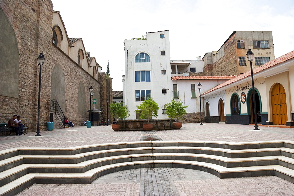 Fountain in the passage behind the Metropolitan Cathedral, Cochabamba, Bolivia