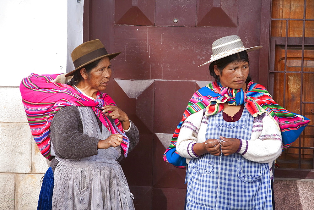 Aymara women, Sucre, Chuquisaca Department, Bolivia