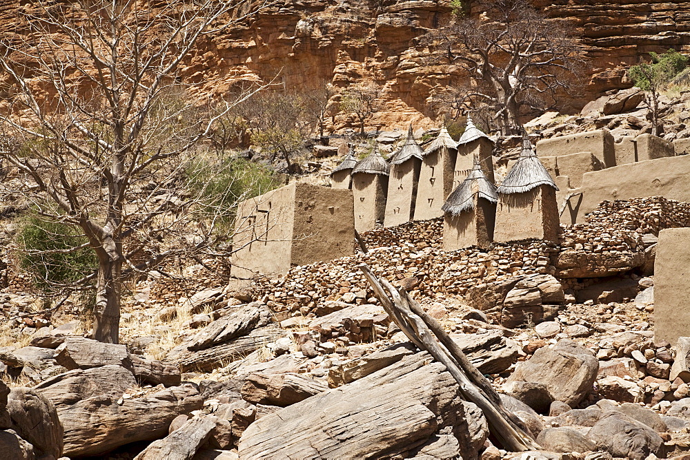 Granaries in Neni, Mali