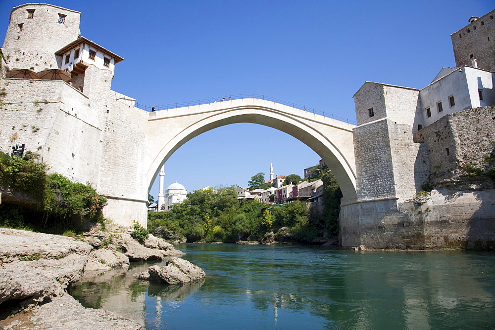 Old Bridge (Stari Most) over the Neretva River, Mostar, Herzegovina-Neretva, Bosnia & Herzegovina