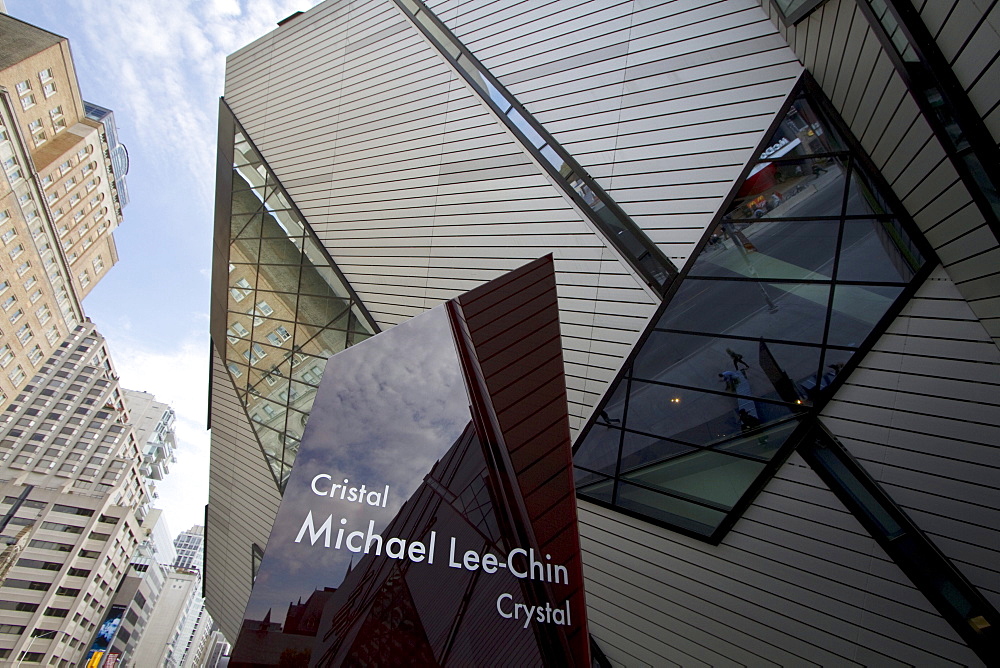 The Crystal, new entrance of the Royal Ontario Museum, designed by Daniel Libeskind, Toronto, Ontario, Canada