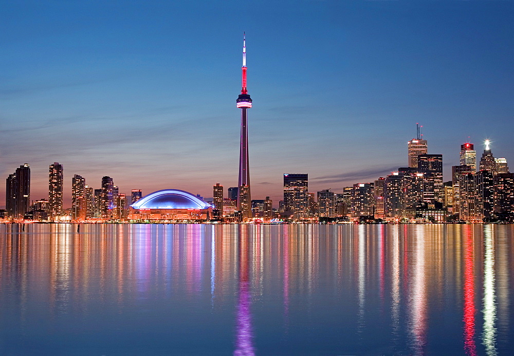 Skyline at Night, Toronto, Ontario, July 2007