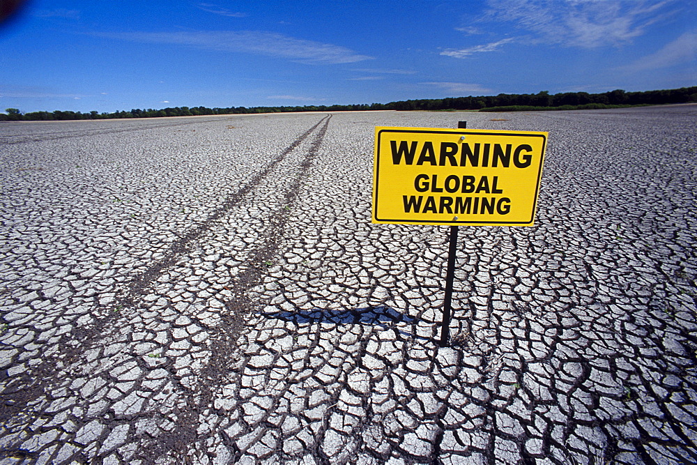 Farmland affected by Drought, Red River Valley, Manitoba