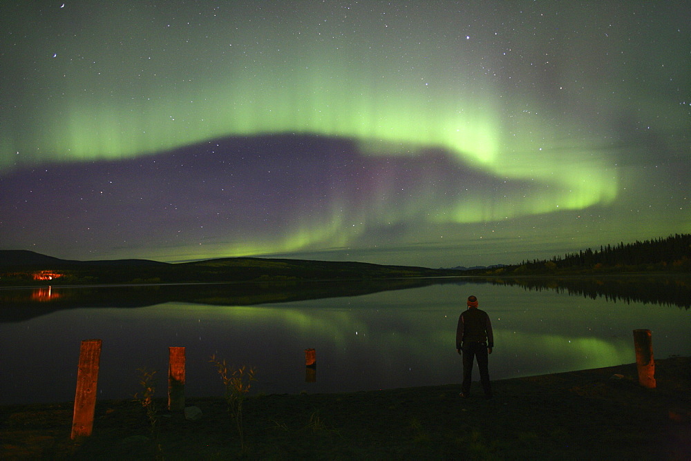 Aurora Borealis, Teslin Lake, Yukon