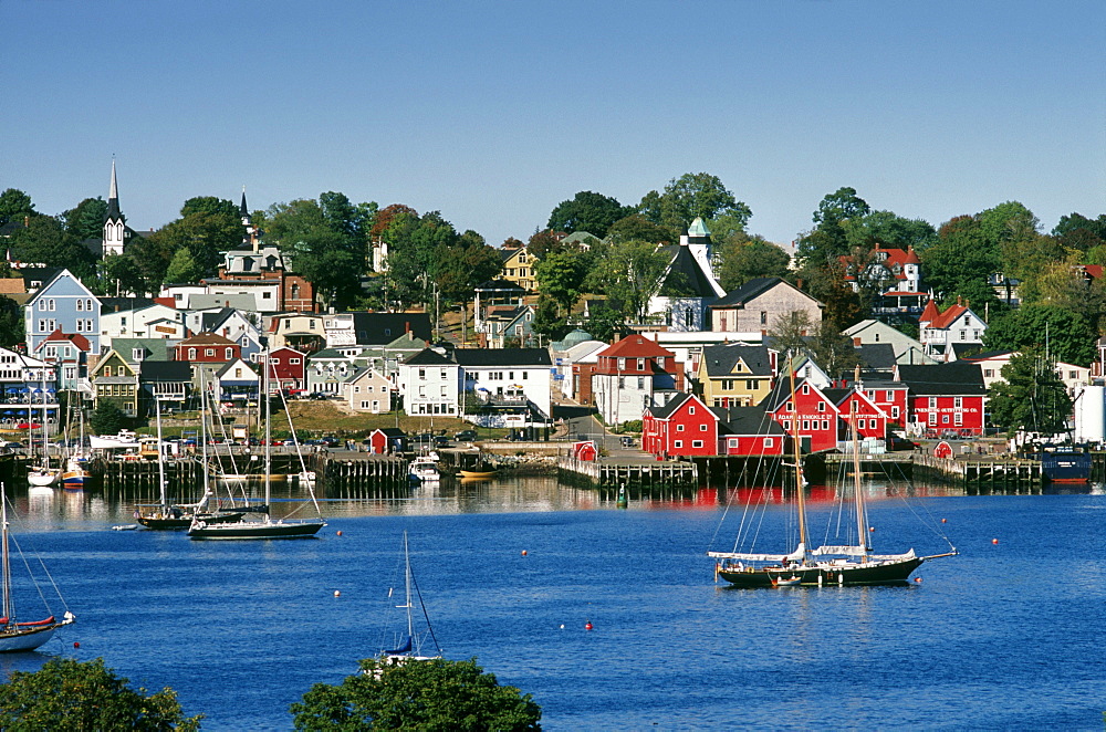 World Hertitage designated town on South Shore, Lunenburg, Nova Scotia.