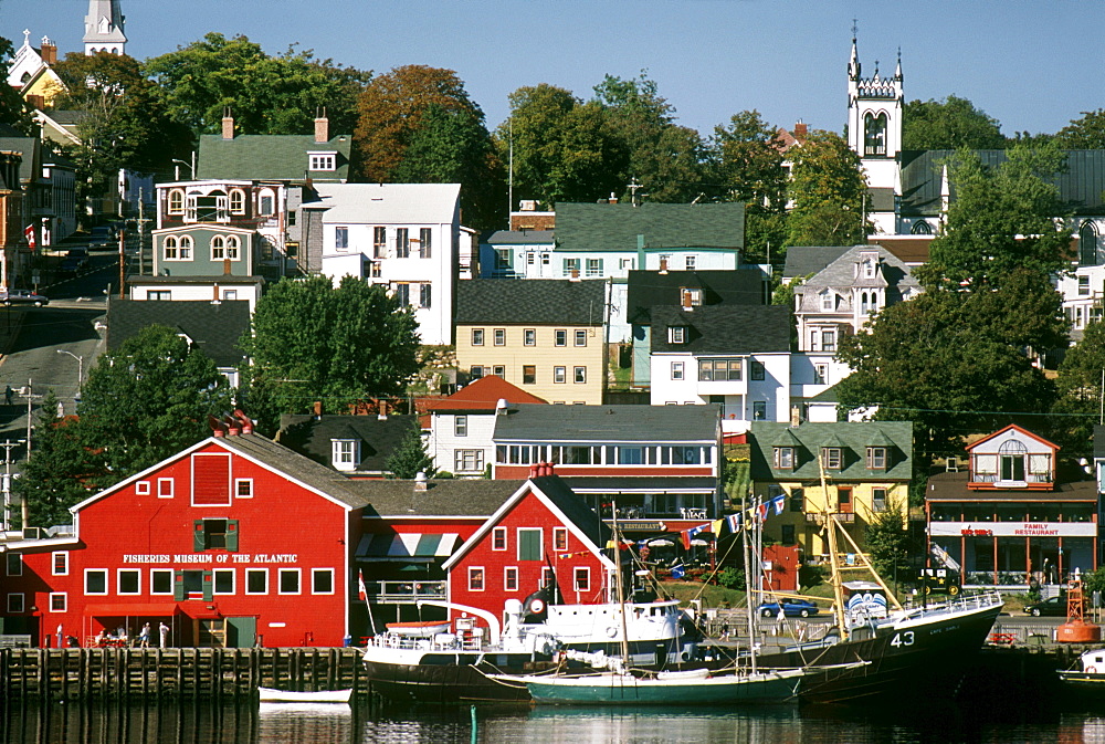 World Hertitage designated town on South Shore, Lunenburg, Nova Scotia.