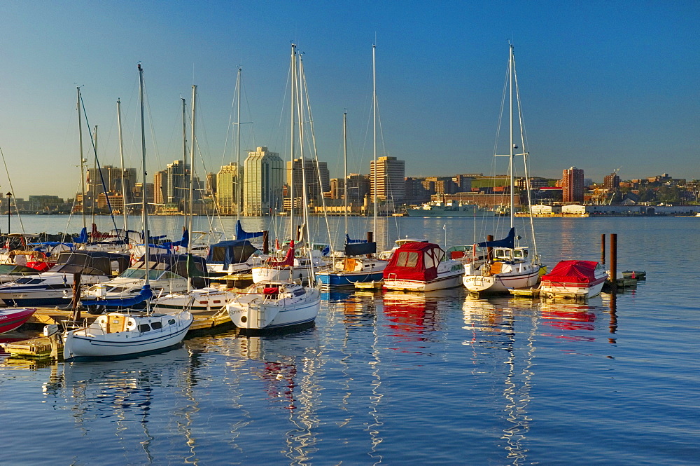 Marina Boats in Early Morning, Halifax, Nova Scotia