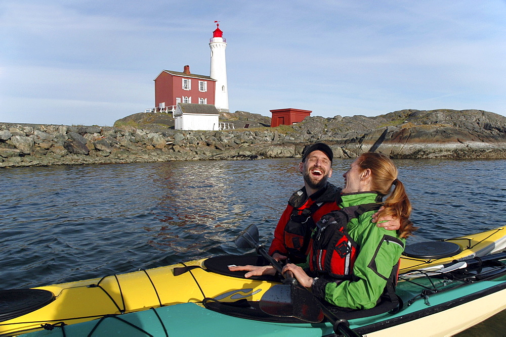 Kayaakers Laughing, Esquimalt, BC