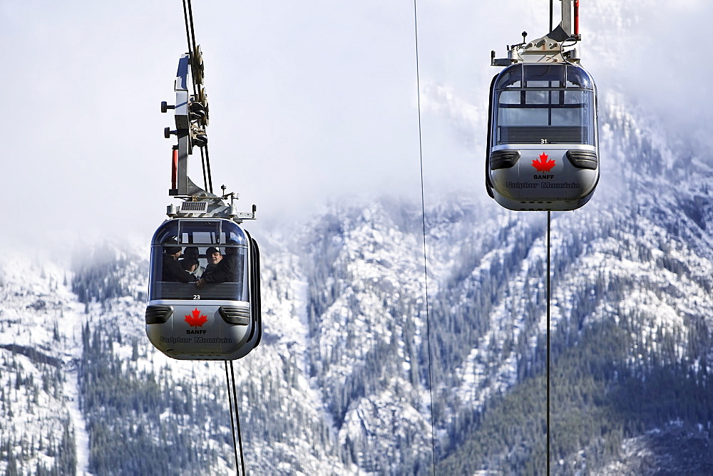 Sulphur Mountain Gondola, Banff National Park, Alberta