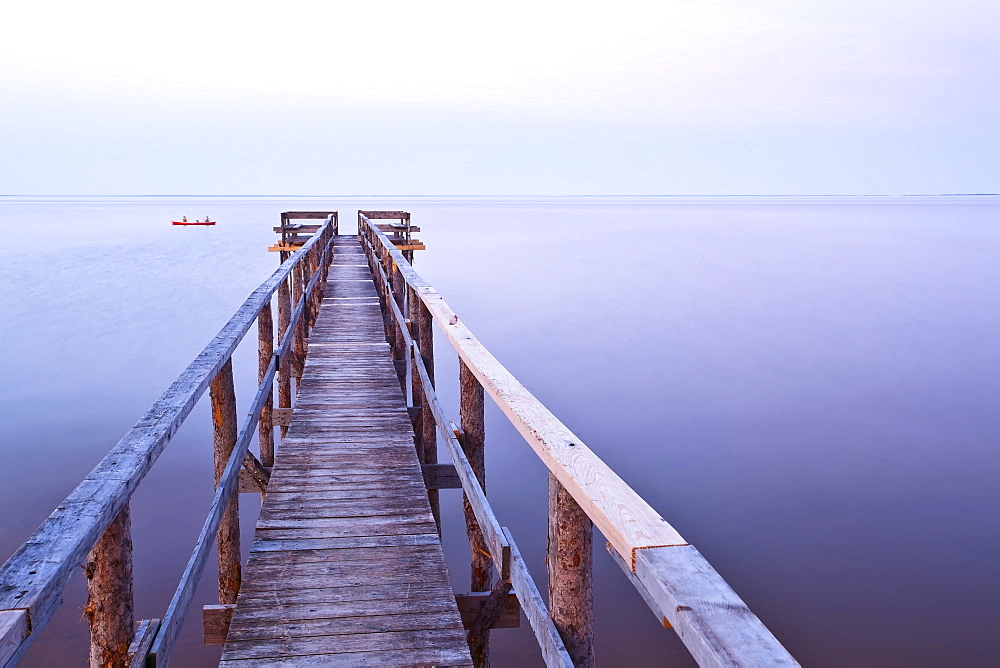 Pier on Lake Winnipeg, Matlock, Manitoba