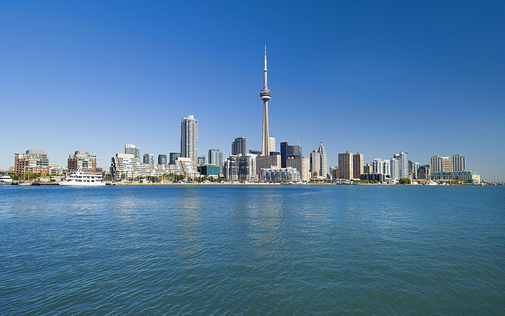 Toronto waterfront and skyline looking northeast, Toronto, Ontario