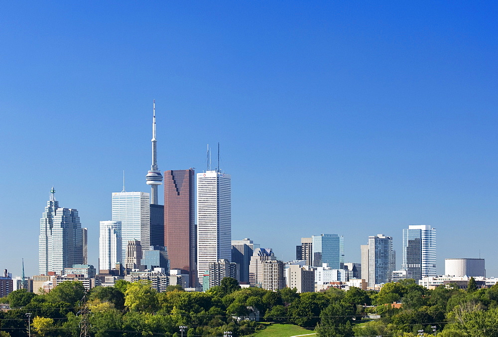 Toronto skyline looking west, Toronto, Ontario