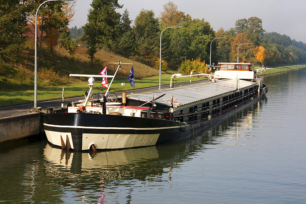 Riverboat on the Main-Danube Canal, Bavaria, Germany