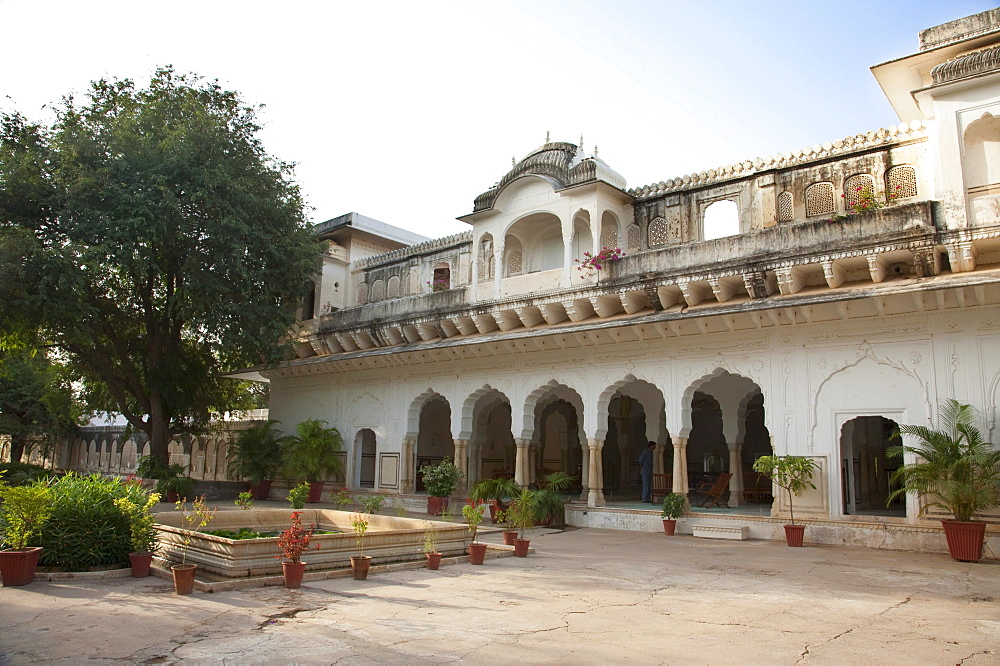 Garden at Samode Bagh, Rajasthan, Rajasthan, India