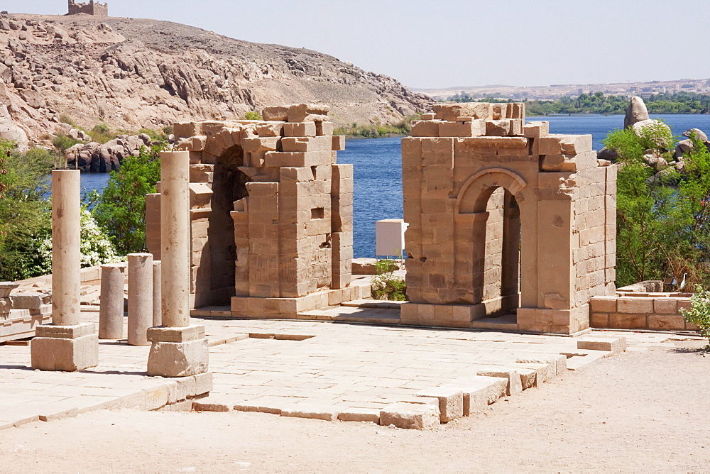 Temple of Augustus & the Gate of Diocletian, Philae, Aswan, Egypt