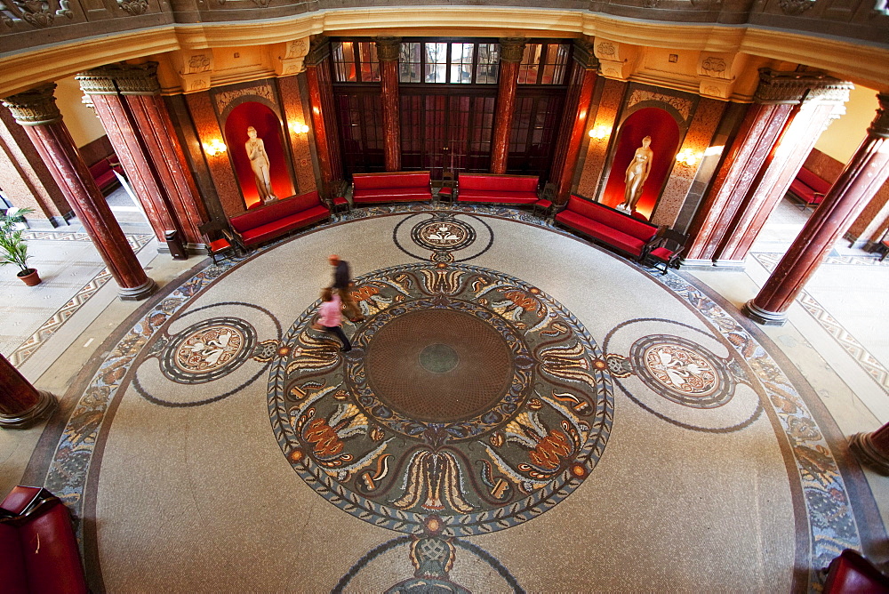 Foyer of the Gellurt Bath, Budapest, Hungary