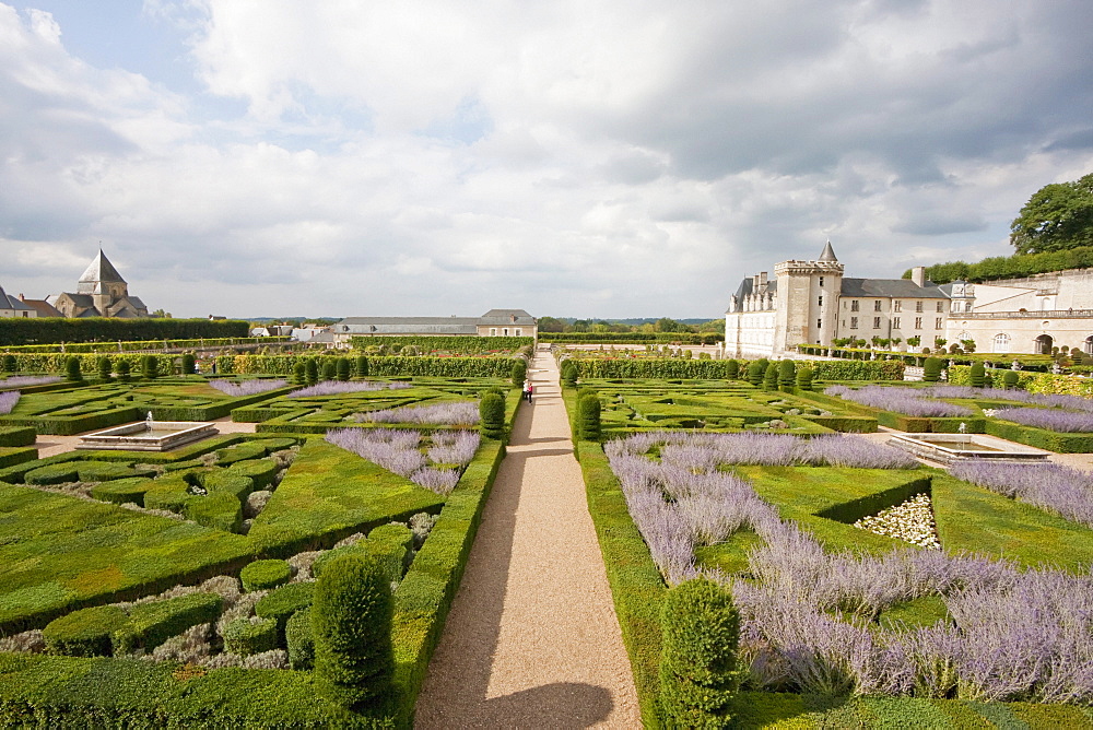 Music Garden of the Chuteau de Villandry, Villandry, Indre-et-Loire, France