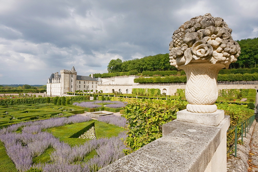 Music Garden of the Chuteau de Villandry, Villandry, Indre-et-Loire, France