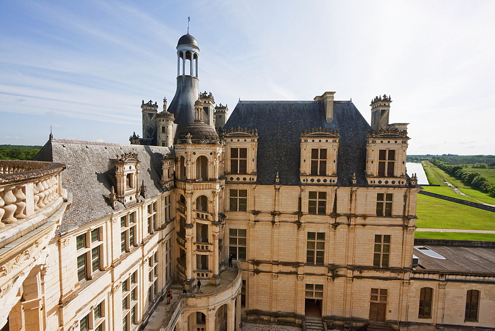 Royal wing of the Chuteau de Chambord, France