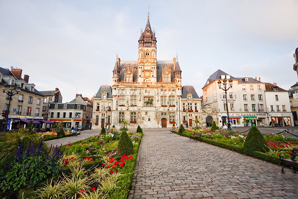 Compiugne town hall, Compiegne, Oise, France