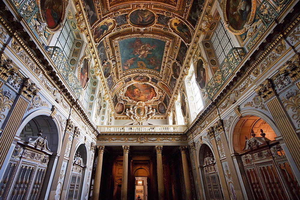 Chappelle de la Trinitu (Trinity Chapel) in the Palace of Fontainebleau, Fontainebleau, Seine-et-Marne, France