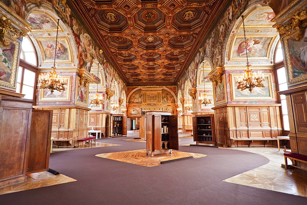 Ballroom in the Palace of Fontainebleau, Fontainebleau, Seine-et-Marne, France