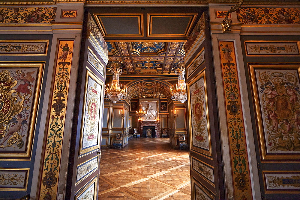 Rooms of Saint Louis in the Palace of Fontainebleau, Fontainebleau, Seine-et-Marne, France