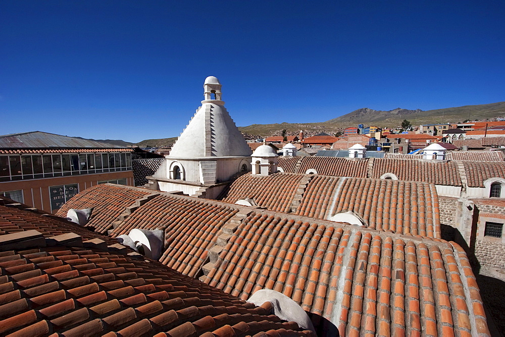 Cupola atop the roof of the Casa Nacional de Moneda (National Mint), Potosi, Bolivia