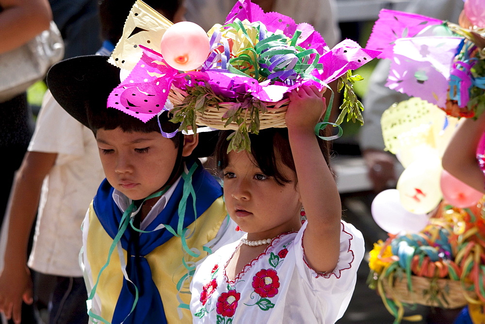 In The Entrada De Comadritas Parade During The Carnaval Chapaco, Tarija, Bolivia