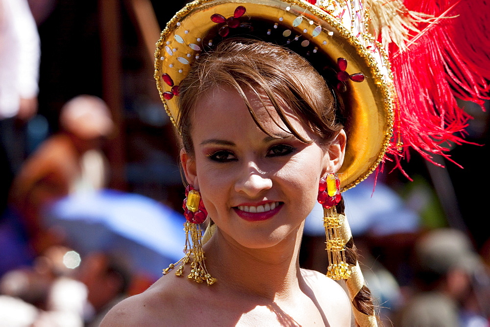 Caporales dancer in the procession of the Carnaval de Oruro, Oruro, Bolivia