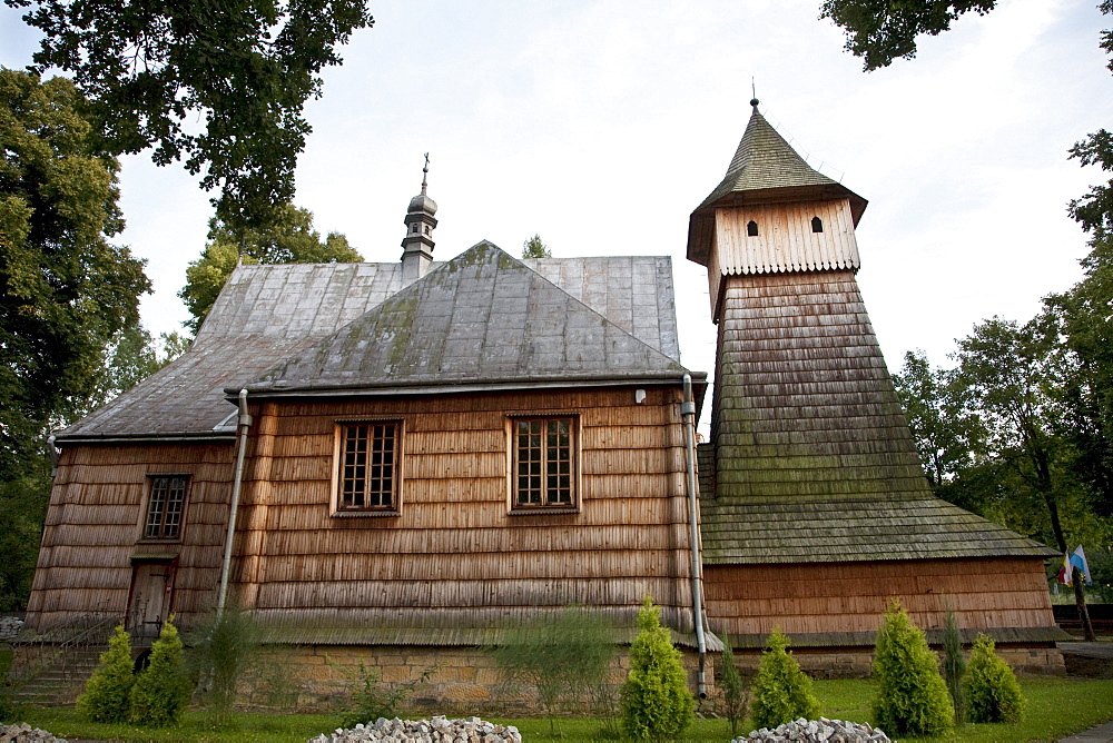 Wooden Church of St. Michael in Binarowa, Malopolska, Poland