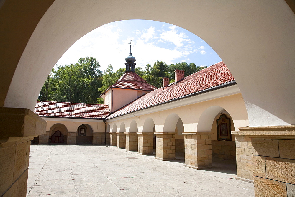 Monastic quarters at the Basilica of Our Lady of the Angels, Kalwaria Zebrzydowska Sanctuary, Malopolska, Poland