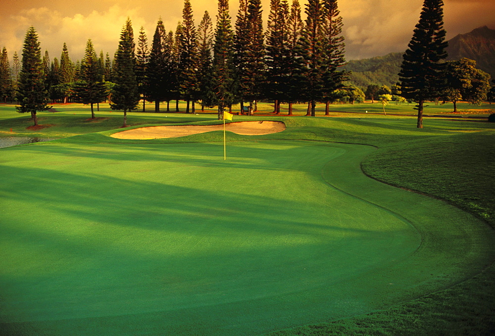 Hawaii, Kauai, Princeville Resort, Lake Golf Course