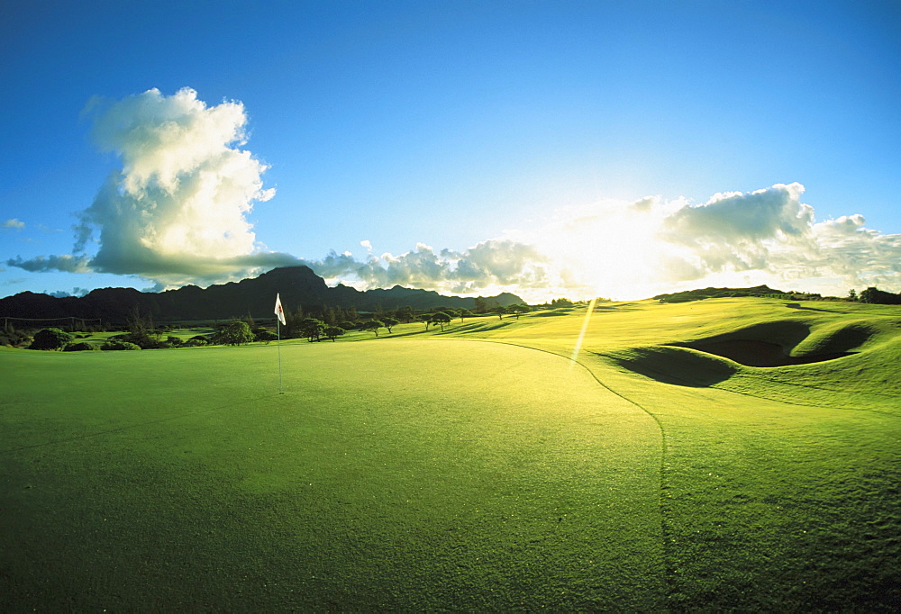 Hawaii, Big Island, Kohala Coast, Mauna Kea beach Resort, Mauna Kea Golf Course