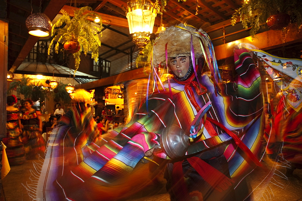 Parachicos Dance Performance At Las Pichanchas Restaurant, Tuxtla Gutierrez, Chiapas, Mexico