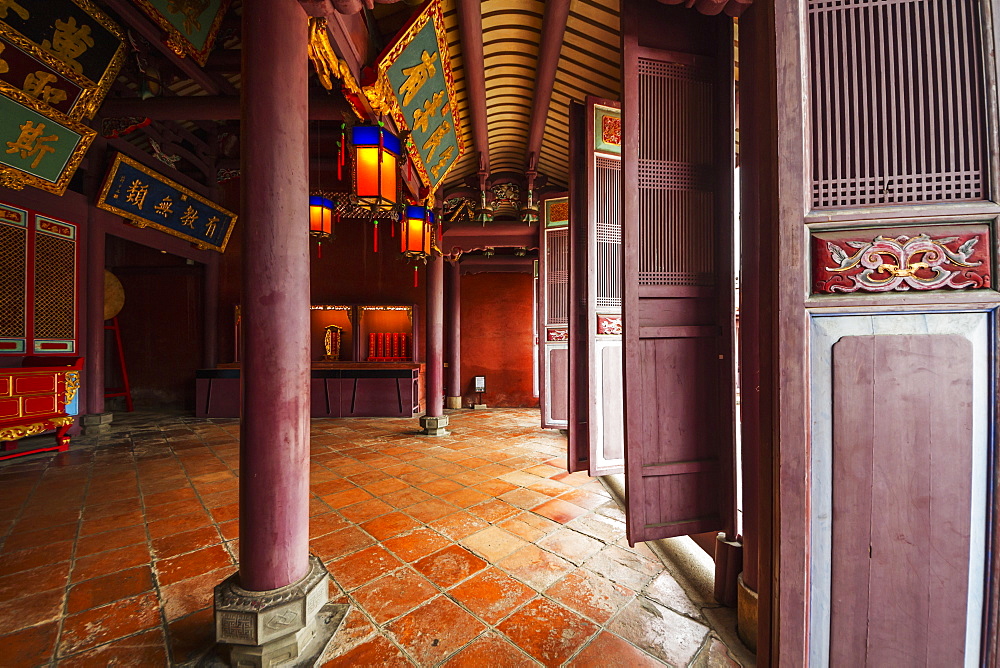 Main hall of the Taiwan Confucian Temple, Tainan, Taiwan