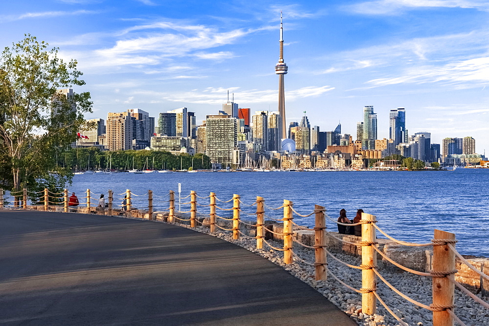 City of Toronto skyline from Trillium Park, Toronto, Ontario, Canada