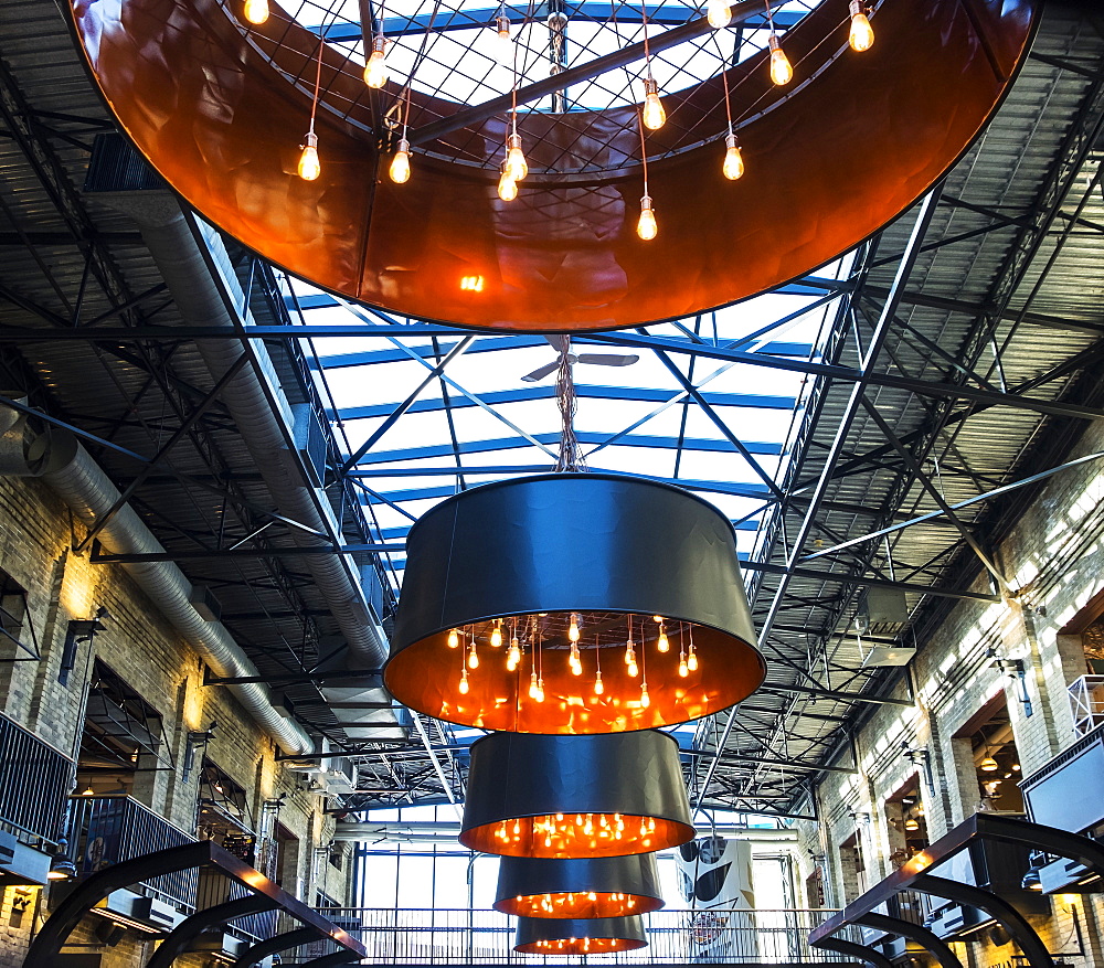 Interior of the Forks Marketplace, Winnipeg, Manitoba, Canada