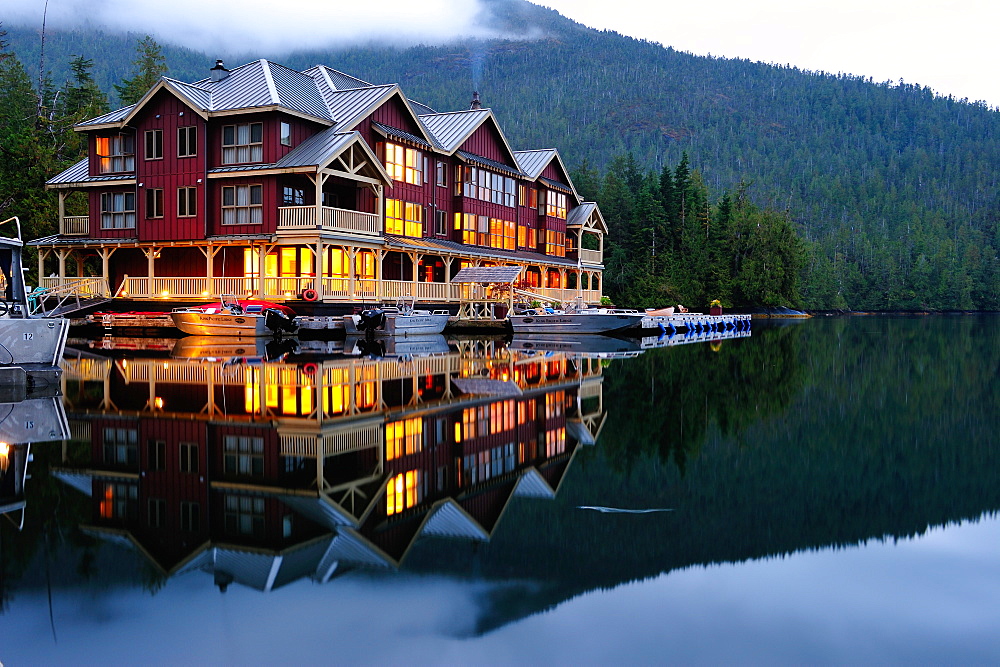 King Pacific Lodge, Great Bear Rainforest, British Columbia, Canada, North America