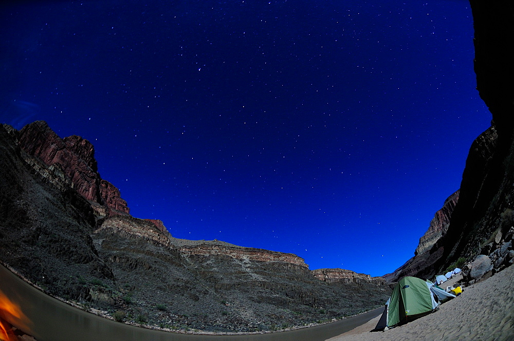 Grand Canyon star gazing, Grand Canyon, UNESCO World Heritage Site, Arizona, United States of America, North America