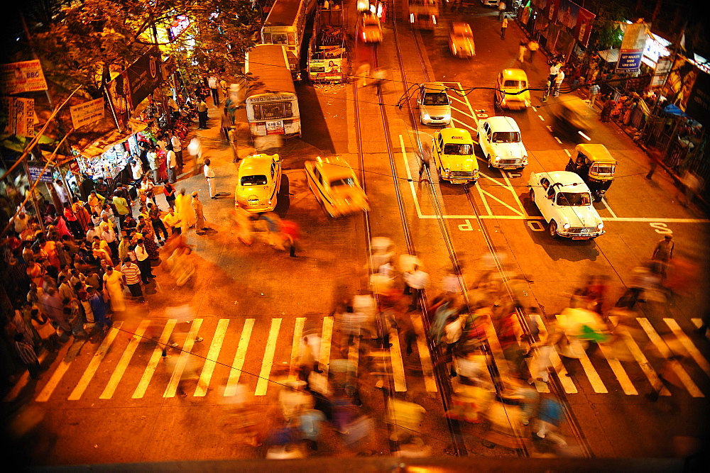 Zebra crossing, Kolkata, West Bengal, India, Asia 