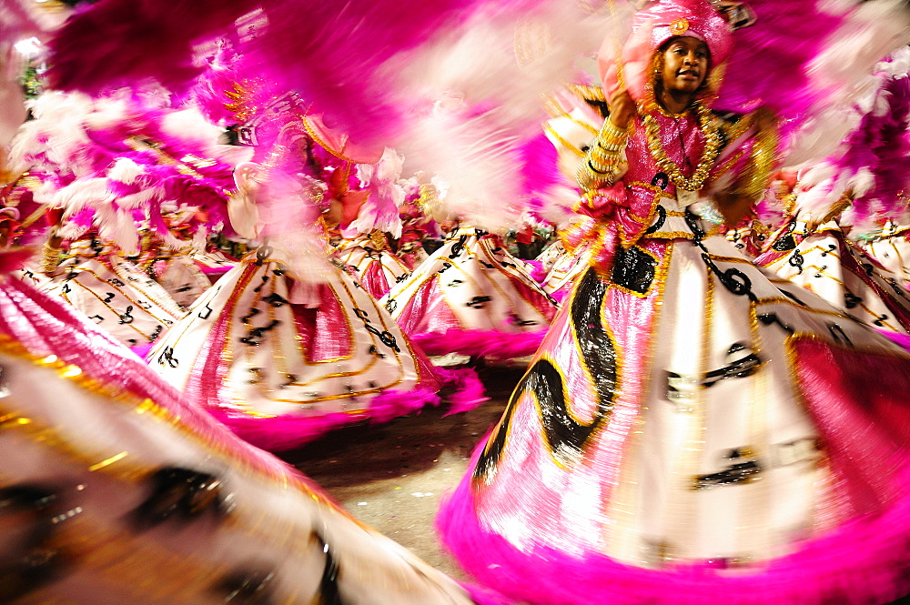 Dancers during the Rio Carnival, Rio de Janeiro, Brazil, South America