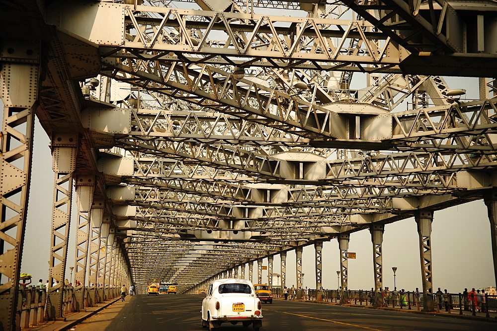 Howrah Bridge, Kolkata, West Bengal, India, Asia