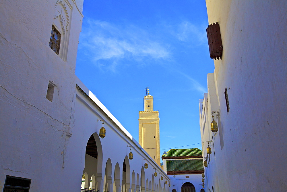 Tomb of Idriss 1, Moulay Idriss, Morocco, North Africa, Africa