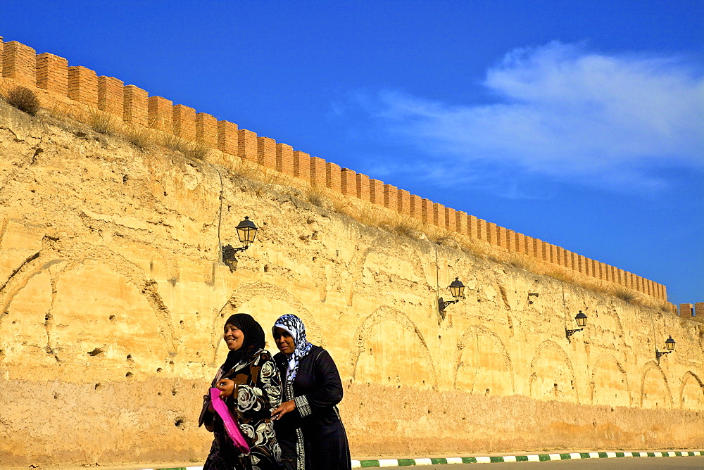 City Wall, Medina, Meknes, Morocco, North Africa, Africa